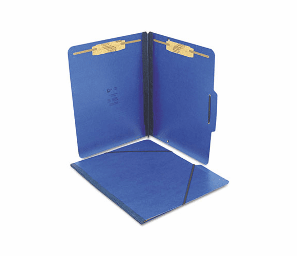 SJPS57003 Pressboard Folios with Two Fasteners/Closure, Letter, Pacific Blue, 15/Box By S&J PAPER