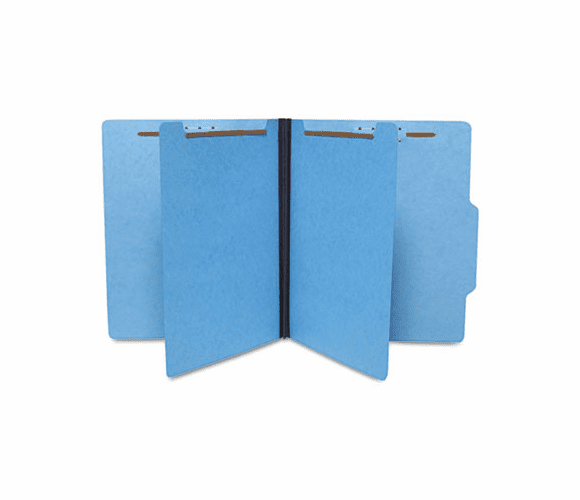 SJPS59702 Economy Classification Folders, Letter, Six-Section, Blue, 25/Box By S&J PAPER