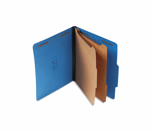 SJPS60403 Expanding Classification Folder, Letter, Six-Section, Cobalt Blue, 15/Box By S&J PAPER