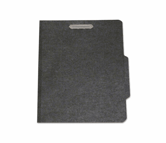 SJPS63621 Classification Folder, Two Dividers, Letter, Black, 15/bx By S&J PAPER