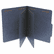 SJPS63625 Classification Folder, Two Dividers, Letter, Indigo, 15/BX By S&J PAPER
