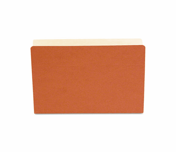 SJPS72001 Economy File Pocket, 3 1/2 Inch Expansion, Legal, Redrope, 25/Box By S&J PAPER