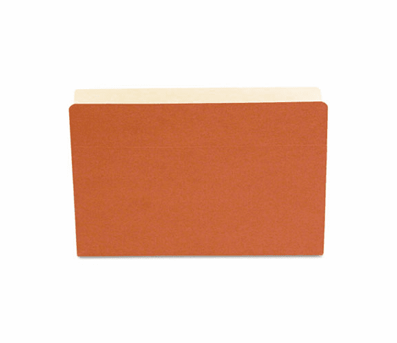SJPS72011 Economy File Pocket, 5 1/4 Inch Expansion, Legal, Redrope, 10/Box By S&J PAPER