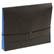 SJPS84684 Fusion Clutch Organizer, 1 3/4" Exp, Letter, Black/Blue, 10/BX By S&J PAPER