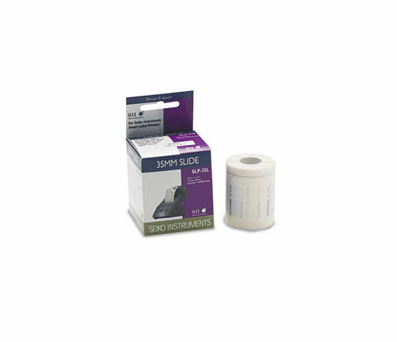 SKPSLP35L Self-Adhesive 35mm Slide Labels, 7/16 x 1-1/2, White, 300/Box By SEIKO INSTRUMENTS USA, INC.