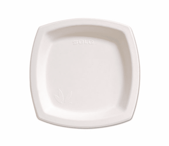 SLO10PSC2050PK Bare Eco-Forward Dinnerware, 10" Plate, Ivory, 125/Pack By SOLO CUPS