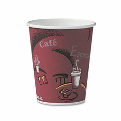 SLO370SIPK Bistro Design Hot Drink Cups, Paper, 10 oz., 50/Pack By SOLO CUPS