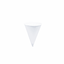 SLO4BR Cone Water Cups, Cold, Paper, 4 oz., White, 200/Pack By SOLO CUPS