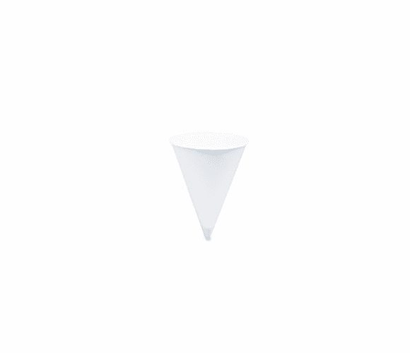 SLO4BR Cone Water Cups, Cold, Paper, 4 oz., White, 200/Pack By SOLO CUPS