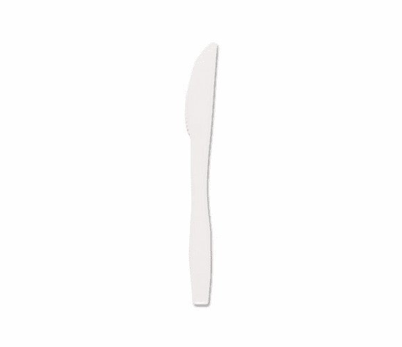 SLOMOWK0007 Regal Mediumweight Cultery, Full-Size, Knife, White, 1000/Carton By SOLO CUPS