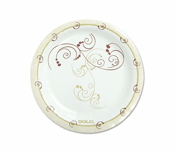 SLOMP6J8001PK Symphony Paper Dinnerware, Mediumweight Plate, 6", Tan, 125/Pack By SOLO CUPS