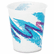SLOR53J Jazz Waxed Paper Cold Cups, 5 oz, Tide Design, 3000/Carton By SOLO CUPS