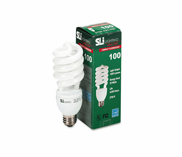 SLT26170 Spiral, Soft White Energy Saver Compact Fluorescent Bulb, 23 Watts By HAVELLS