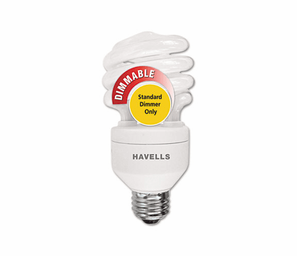 SLT26258 Compact Fluorescent Mini Lynx Spiral Light Bulb, 20 Watts By HAVELLS