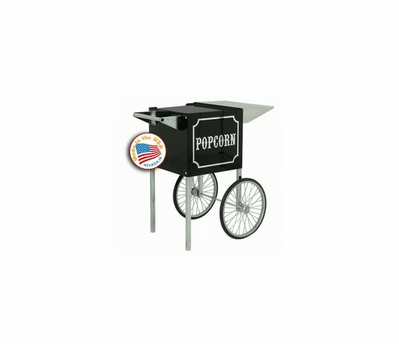 Small Popcorn Machine Cart - Black & Chrome By Paragon