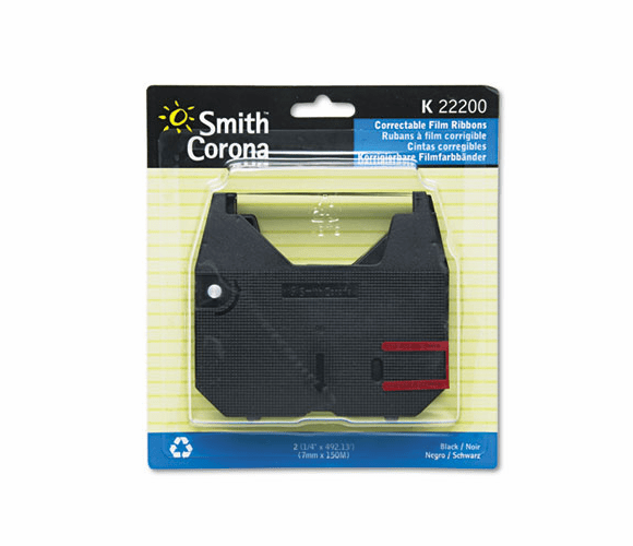 SMC22200 22200 Ribbon, Black By SMITH CORONA