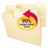SMD10301 SuperTab File Folders, 1/3 Cut Top Tab, Letter, Manila, 100/Box By SMEAD MANUFACTURING CO.