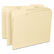 SMD10334 File Folders, 1/3 Cut Assorted, Reinforced Top Tab, Letter, Manila, 100/Box By SMEAD MANUFACTURING CO.