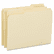 SMD10334 File Folders, 1/3 Cut Assorted, Reinforced Top Tab, Letter, Manila, 100/Box By SMEAD MANUFACTURING CO.