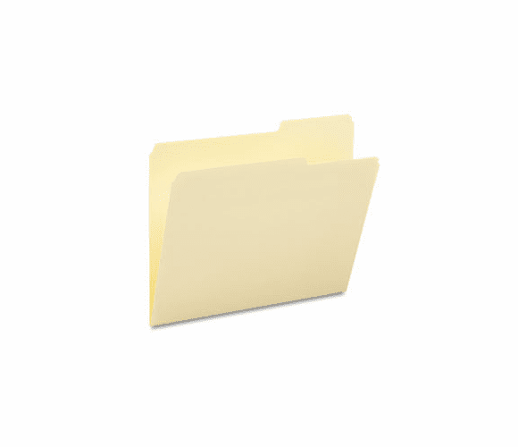 SMD10385 Guide Height File Folders, 2/5 Cut Right Top Tab, Letter, Manila, 100/Box By SMEAD MANUFACTURING CO.
