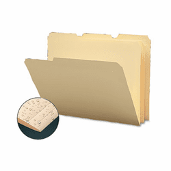 SMD10510 Tear/Moisture-Resist Poly File Folders, 1/3 Cut Top Tab, Letter, Manila, 12/Pack By SMEAD MANUFACTURING CO.
