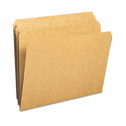 SMD10710 Kraft File Folders, Straight Cut, Reinforced Top Tab, Letter, Kraft, 100/Box By SMEAD MANUFACTURING CO.