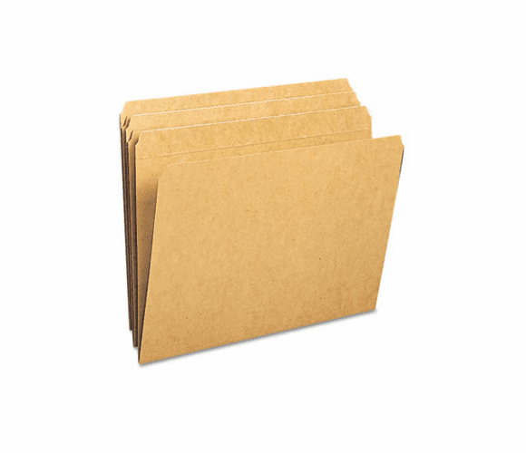 SMD10710 Kraft File Folders, Straight Cut, Reinforced Top Tab, Letter, Kraft, 100/Box By SMEAD MANUFACTURING CO.