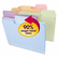 SMD11961 SuperTab File Folders, 1/3 Cut Top Tab, Letter, Assorted Colors, 100/Box By SMEAD MANUFACTURING CO.