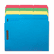 SMD11975 Folders, Two Fasteners, 1/3 Cut Top Tab, Letter, Assorted, 50/Box By SMEAD MANUFACTURING CO.