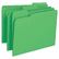 SMD12143 File Folders, 1/3 Cut Top Tab, Letter, Green, 100/Box By SMEAD MANUFACTURING CO.
