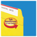 SMD12934 File Folders, 1/3 Cut, Reinforced Top Tab, Letter, Yellow, 100/Box By SMEAD MANUFACTURING CO.