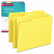 SMD12943 File Folders, 1/3 Cut Top Tab, Letter, Yellow, 100/Box By SMEAD MANUFACTURING CO.