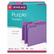 SMD13043 File Folders, 1/3 Cut Top Tab, Letter, Purple, 100/Box By SMEAD MANUFACTURING CO.