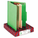 SMD14002 Top Tab Classification Folders, Two Dividers, Six-Section, Green, 10/Box By SMEAD MANUFACTURING CO.