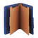 SMD14032 Pressboard Classification Folders, Letter, Six-Section, Dark Blue, 10/Box By SMEAD MANUFACTURING CO.