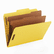 SMD14034 Pressboard Classification Folders, Letter, Six-Section, Yellow, 10/Box By SMEAD MANUFACTURING CO.