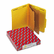 SMD14034 Pressboard Classification Folders, Letter, Six-Section, Yellow, 10/Box By SMEAD MANUFACTURING CO.