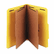 SMD14034 Pressboard Classification Folders, Letter, Six-Section, Yellow, 10/Box By SMEAD MANUFACTURING CO.