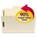 SMD14535 SuperTab File Folders with Fastener, 1/3 Cut, 11 Point, Letter, Manila, 50/Box By SMEAD MANUFACTURING CO.