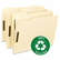SMD14547 Folders, Two Fasteners, 1/3 Cut Assorted Top Tabs, Letter, Manila, 50/Box By SMEAD MANUFACTURING CO.