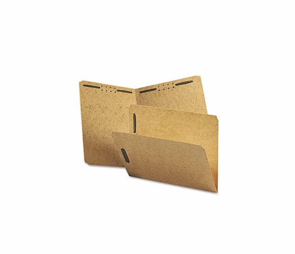 SMD14813 Kraft K Style Fastener Folders, Straight Cut, Top Tab, Letter, Brown, 50/Box By SMEAD MANUFACTURING CO.