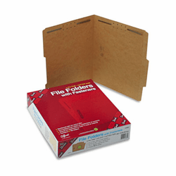 SMD14880 11 Point Kraft Folders, Two Fasteners, 2/5 Cut Top Tab, Letter, Brown, 50/Box By SMEAD MANUFACTURING CO.