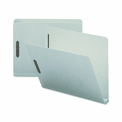 SMD14910 Two Inch Expansion Fastener Folder, Straight Tab, Letter, Gray Green, 25/Box By SMEAD MANUFACTURING CO.