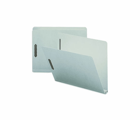 SMD14910 Two Inch Expansion Fastener Folder, Straight Tab, Letter, Gray Green, 25/Box By SMEAD MANUFACTURING CO.