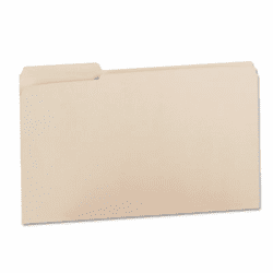 SMD15230 Interior File Folders, 1/3 Cut Top Tab, Legal, Manila, 100/Box By SMEAD MANUFACTURING CO.