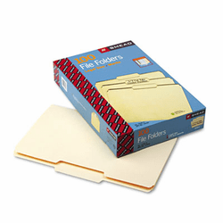 SMD15332 File Folders, 1/3 Cut Second Position, One-Ply Top Tab, Legal, Manila, 100/Box By SMEAD MANUFACTURING CO.