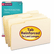 SMD15334 File Folders, 1/3 Cut Assorted, Reinforced Top Tab, Legal, Manila, 100/Box By SMEAD MANUFACTURING CO.