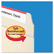 SMD15334 File Folders, 1/3 Cut Assorted, Reinforced Top Tab, Legal, Manila, 100/Box By SMEAD MANUFACTURING CO.