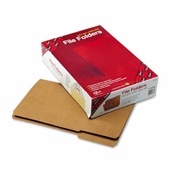 SMD15734 Kraft File Folders, 1/3 Cut, Reinforced Top Tab, Legal, Kraft, 100/Box By SMEAD MANUFACTURING CO.