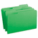 SMD17134 File Folders, 1/3 Cut, Reinforced Top Tab, Legal, Green, 100/Box By SMEAD MANUFACTURING CO.